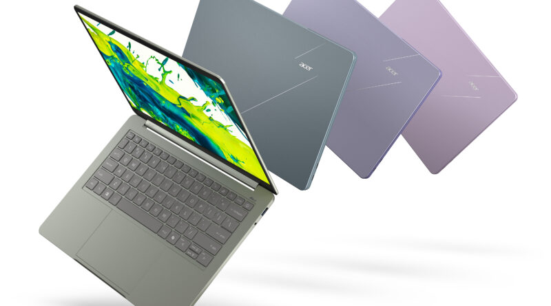 Acer Swift Air 14 powered by Intel Core Series 3 processors