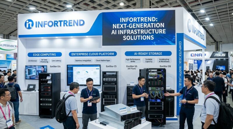 Infortrend AI infrastructure solutions showcased at COMPUTEX 2026
