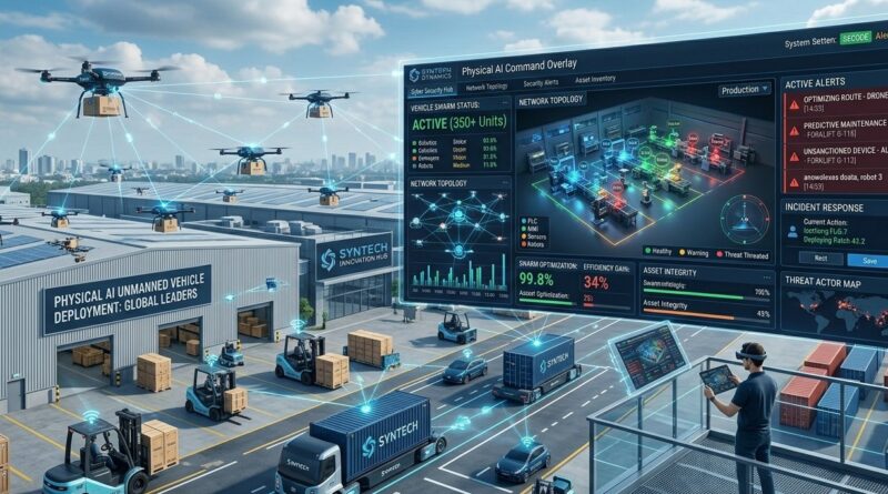 Physical AI unmanned vehicle applications showcased at COMPUTEX 2026