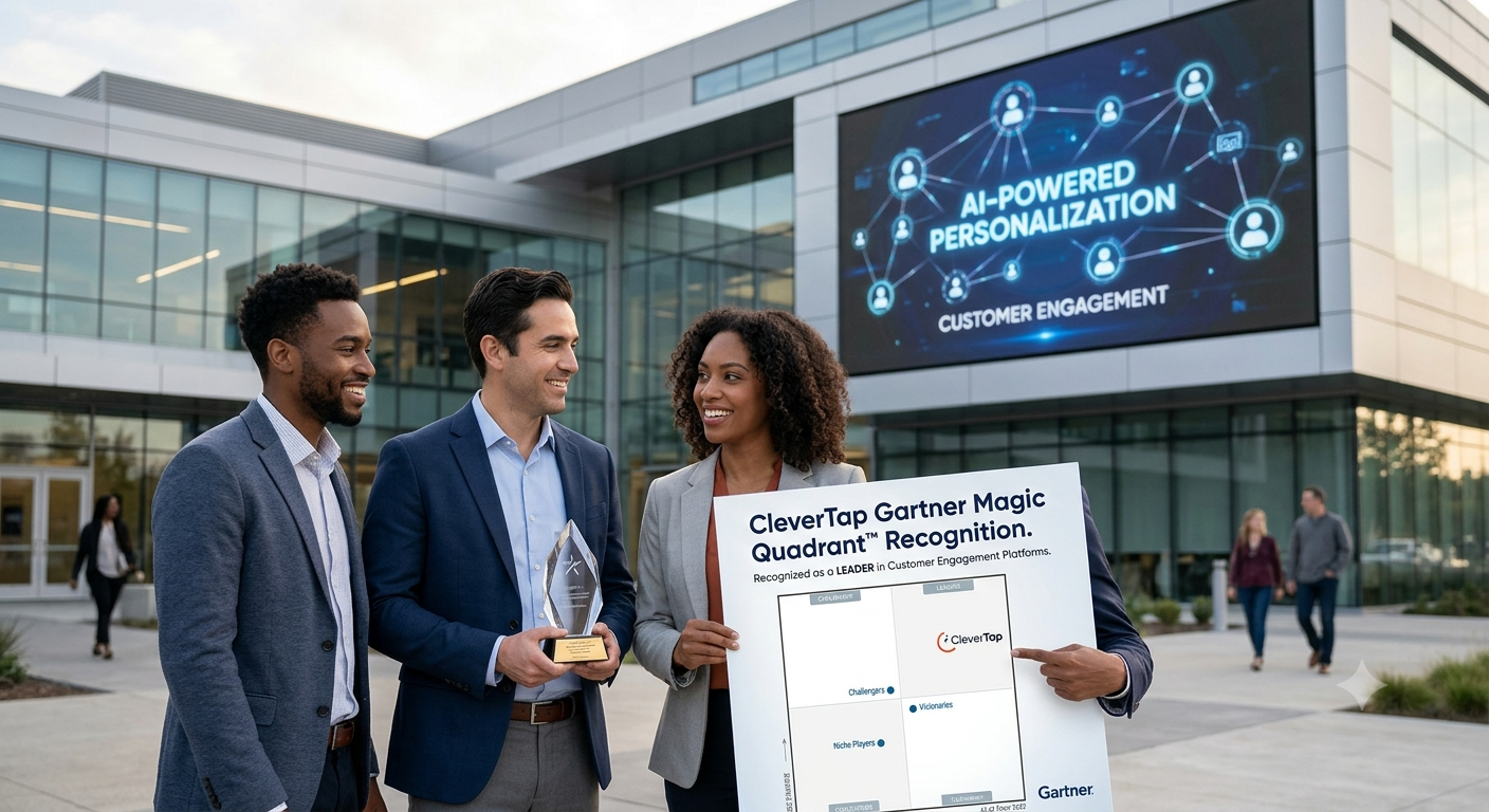 CleverTap Gartner Magic Quadrant Recognition Highlights AI Driven Personalization Leadership