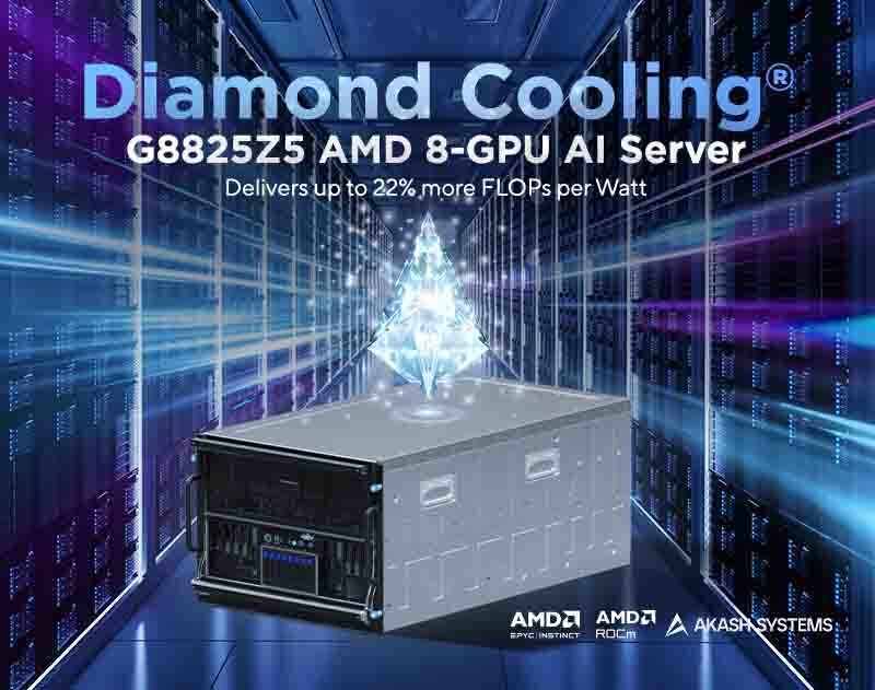 Diamond Cooled AI Servers Set New Benchmark for High Performance AI Infrastructure