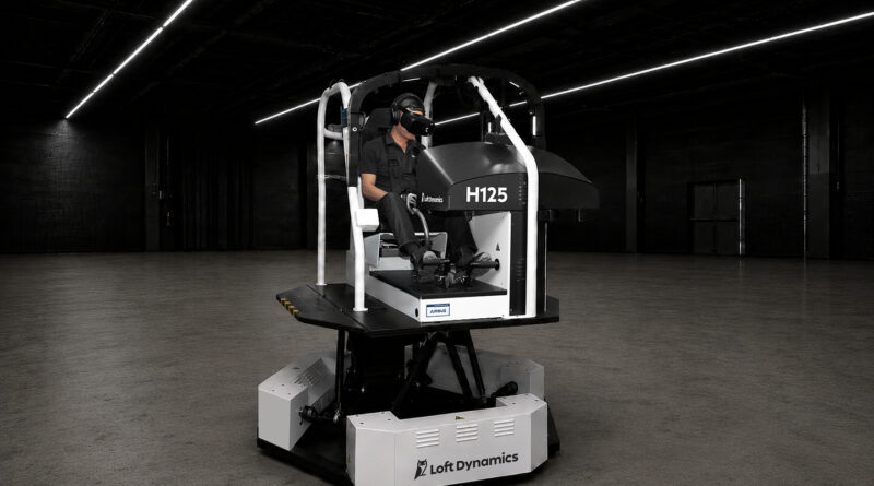 Virtual Reality Pilot Training simulator for helicopter pilots