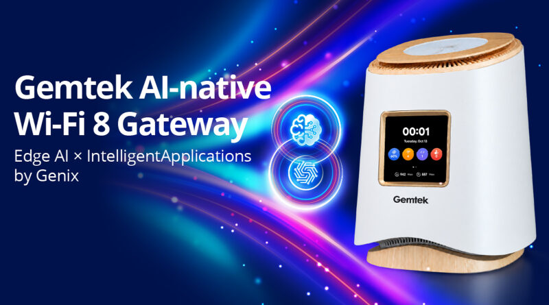 AI-Native Wi-Fi 8 Gateway featuring edge AI technology from Gemtek, Qualcomm and gFiber