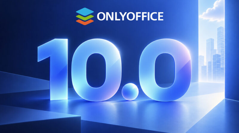ONLYOFFICE 10.0 open source office suite with AI tools